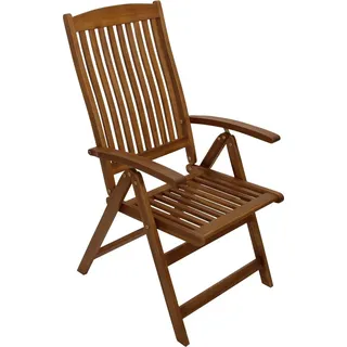 DEGAMO Maracana Klappsessel 59 x 65 x 110 cm braun