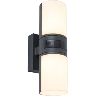 LED Außen-Wandleuchte LUTEC "CYRA" Lampen Gr. Höhe: 24,5 cm, grau (anthrazit) LED Außenwandleuchten