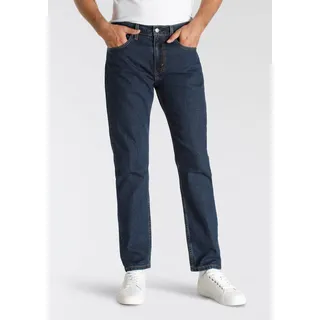 Tapered-fit-Jeans LEVI'S "502 TAPER" Gr. 30, Länge 32, blau (med indigio stonewash) Herren Jeans Tapered-Jeans in elegantem, modernem Stil