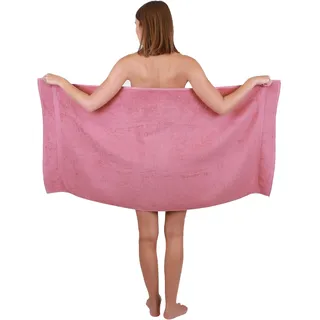 Betz Premium Duschtuch 70×140 cm – 100% Baumwolle 470 g/m2, saugstark & weich, Oeko-TEX® Zertifiziert Farbe Altrosa