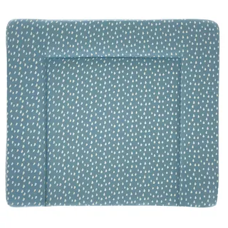 Träumeland TT80204 Wickelauflage Tropfen Ozeanblau PVC-frei, 75 x 85 cm, mehrfarbig