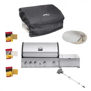 GrandHall ELITE G5 Einbau Grillpaket rot