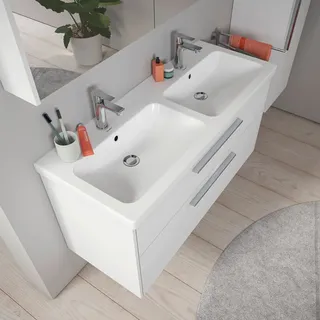 Duravit D-Code Doppelwaschtisch 120 x 48 cm 24001200002