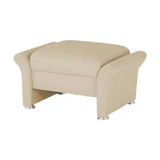 himolla Lederhocker  6001 ¦ beige ¦ Maße (cm): B: 79 T: 57.0