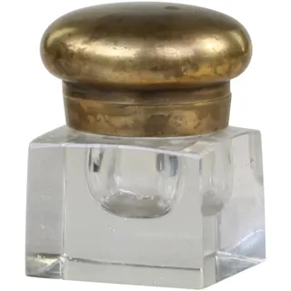 Chic Antique Alt. franz. Vase mit Deckel Plain, H7.5/L5/B5 cm, gold