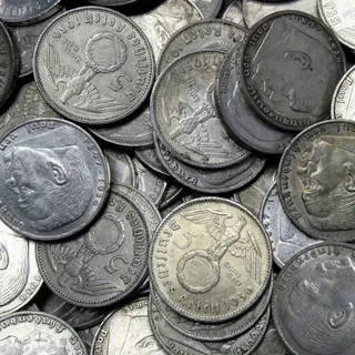 Silbermünze 100 x 5 Reichsmark Hindenburg mit HK Investmentpaket (Deutschland)