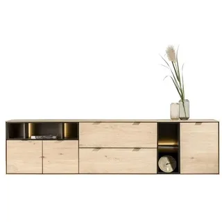 Xooon Elements Sideboard 240 cm 3-Türen/LED - Anthrazit