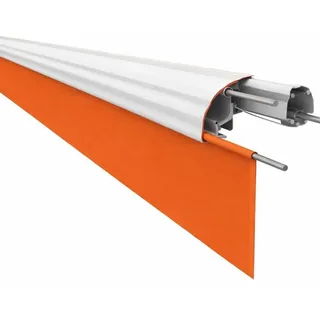 Markisen Volant 250 x 20 cm - Ersatz Volant für Markise Balkon Terrasse, Markisenstoff UV-Beständig Wasserabweisend Wetterfest, Sichtschutz Sonnenschutz für Balkonmarkise Terrassenmarkise Orange