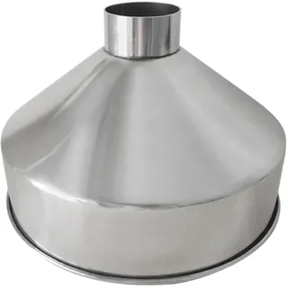 LUFAA 304 Edelstahl Großer Trichter mit großer Weitbohrung Getreide Lebensmittelindustrie Veredelungsmaschinen Trichter 24cm 28cm 1St (Color : C)