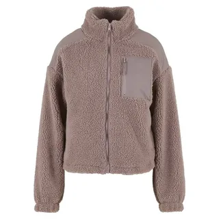 URBAN CLASSICS Damen Ladies Sherpa Mix Jacket - L