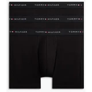Tommy Hilfiger Underwear Boxershorts 3P BOXER BRIEF DTM (Packung, 3-St) mit Logoschriftzug schwarz L (52)
