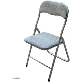 Hti-Living Klappstuhl Dima Fabric gepolstert grau