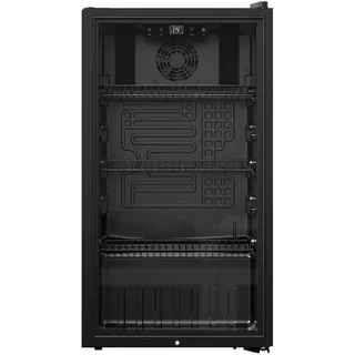 PKM GKS83B Getränkekühlschrank 89 l 83 cm hoch Schwarz