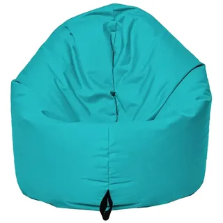 Momiralland Sitzsack 2 in 1 Funktion für bequemes Sitzen & Liegen – Indoor & Outdoor da er Wasserfest ist – Bdenkissen – für Kinder & Erwachsene (Türkis, 120 cm - Durchmesser)