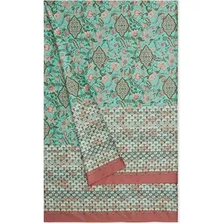 Bassetti Granfoulard Sofaüberwurf aus Baumwolle, Sofaüberwurf, Mehrzweckdecke (Tagesdecke, Picknick, Vorhang, Tischabdeckung) (cm 180 x 270 cm (Wasserlilie)