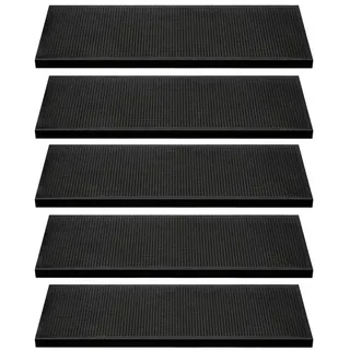 BigDean Stufenmatte 25 x 75 cm Schwarz