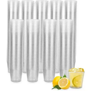 VIDETOL Schnapsglas 400 Stück Schnapsgläser Plastik 30ml Transparente Shotgläser PS