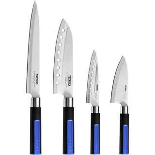 Famanu Messerset 4-teilig aus hochwertigem Edelstahl - Japanisches Design