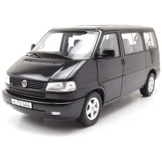 Schuco Modellauto VW T4 Bus Caravelle schw.1:18