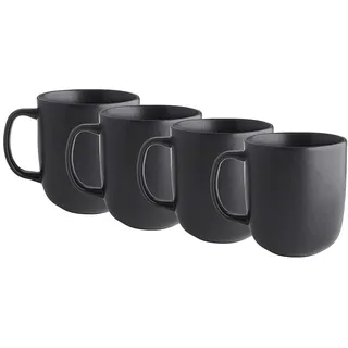 BUTLERS Teetasse 0,4 l Schwarz 4 St.