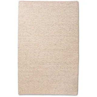 Allgäuer Teppichmanufaktur Webteppich Alpina Elegance 130 x 200 cm Schurwolle Beige Creme