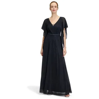 Vera Mont Abendkleid im Glitzer-Look in Dunkelblau/Grau | Gr.: 38