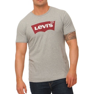 Levi's Herren Graphic Set-in Neck T-Shirt, Grau, 17 EU