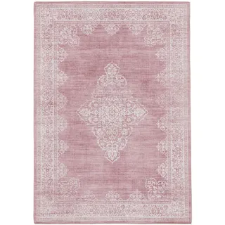 benuta pop Teppich Laury Rosa 80x150 cm - Vintage Teppich im Used-Look