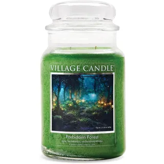 Village Candle Forbidden Forest große Kerze 602 g grün