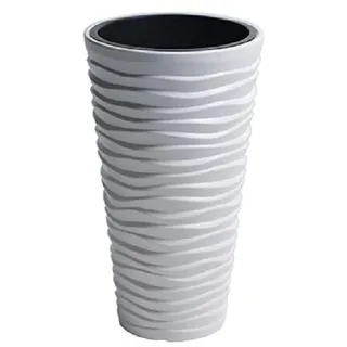 Prosperplast Sand Slim Ø 29,6 x 52 cm weiß