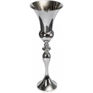 74CM Moderne Bodenvase Große Blumenvase Metall Vase Silber für Verlobungsfeier Home Tischblumenvase Dekoration