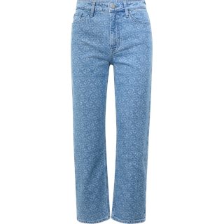 s.Oliver - Cropped-Jeans Karolin / Regular Fit / High Rise / Straight Leg, Damen, blau, 34