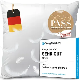 knerst Daunenkissen 80 x 80 cm Weiß