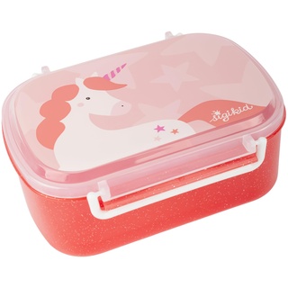 sigikid 25371 Brotzeitbox Einhorn Lunchbox mit Einsatz und Bügelverschluss, BPA-frei, sicher, leicht, empfohlen für Kinder ab 1 Jahr