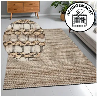 OTTO home Leevy Wollteppich 300 x 400 cm Beige/Gelb/Khaki