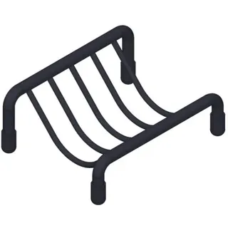 Giese GmbH Giese Seifenablage 30006-14 Standmodell, für Waschtisch, 70 mm schwarz matt