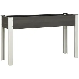 vidaXL Garten-Hochbeet 120 x 40 x 75 cm Grau