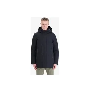 Ecoalf Parko Jacke mit Kapuze schwarz puro - L