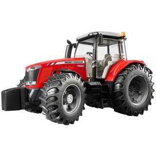 Bruder® Spielzeug-Traktor 03046 - Traktor Massey Ferguson 7624, Maßstab 1:16, Rot, für Kinder ab 3 Jahren rot