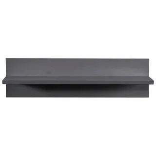loft24 Wandregal Tyler, 1-tlg., Hängeregal, Regal, Kiefer Massivholz, Landhausstil, Breite 50 cm grau