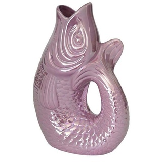 Monsieur Carafon, Fisch -Vase/Krug/Kanne, Größe XS, 0,2 Liter, Größe 9,5x13x6 cm, Rainbow Farben (rainbow violett)