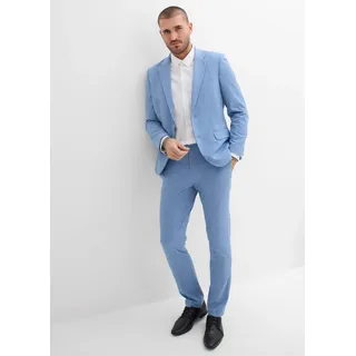 bonprix Super Stretch-Anzug (2tlg. Set) Slim Fit, blau, Gr.56, Klassisch, modern, selbstbewusst - dieser Anzug in schmaler Passform bringt seine Silhouette stilvoll auf den Punkt