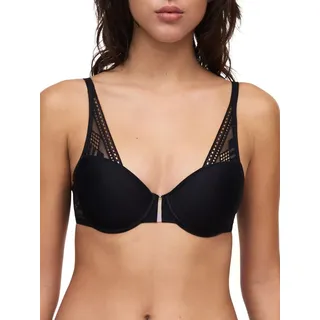 Passionata P48J60 Damen Ondine Außenträger-Bügel-BH Stretch wattiert Bügel Uni, Groesse 75 C, schwarz