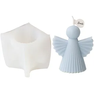 JS MOLD Silikonformen Gießformen,Kerzen Silikonform 3D Engel,Silikon GießForm Engel,Gipsformen zum GießEn,Engel Silikon Kerzenform,Gießformen Silikon für DIY Kerzen,Seife, Gips, Handwerk (männlich)