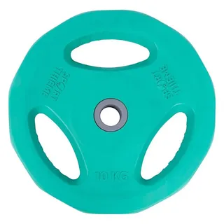 Sport-Thieme Hantelscheibe Gummi für Pumpset 10 kg grün