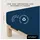 Mikrofaser 90-100 190-200 blau