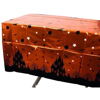 HALLOWEEN KARNEVAL DEKO TISCHDECKE FLEDERMÄUSE 183 X 137 CM NEU OVP