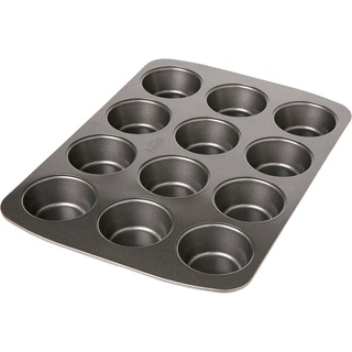 Muffinform Easy Baking 12er Metall Schwarz