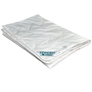 Betten Traumland Naturfaserbettdecke Sommerdecke aus TENCELTM Lyocell Lenzing, Füllung: 100% TENCELTM Lyocell, hergestellt in Deutschland weiß 135 cm x 200 cm