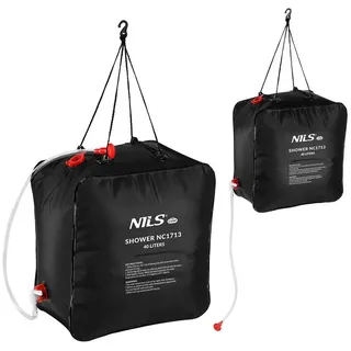 NILS CAMP NC1713 Tragbare Dusche 40 L schwarz